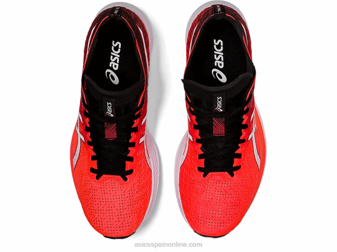 velocidad mágica Asics 4L683949 amanecer rojo/blanco