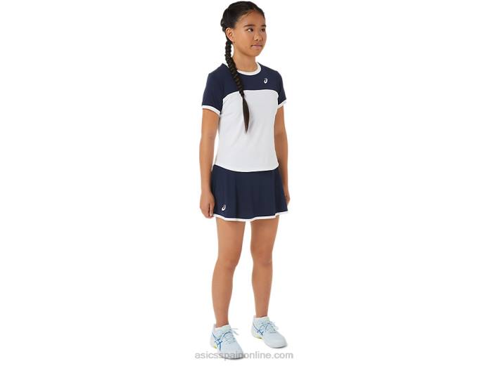 falda pantalón de tenis para niños Asics 4L684233 medianoche