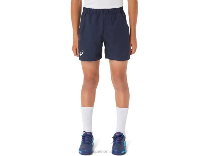 pantalón corto de tenis para niños Asics 4L684238 medianoche