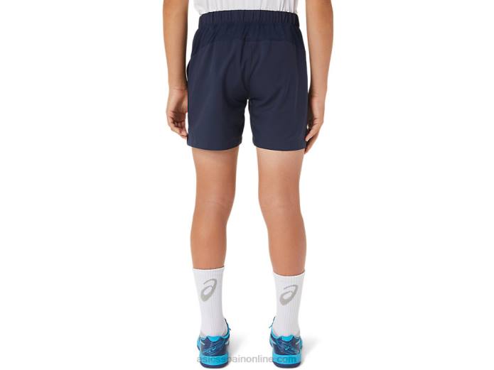 pantalón corto de tenis para niños Asics 4L684238 medianoche
