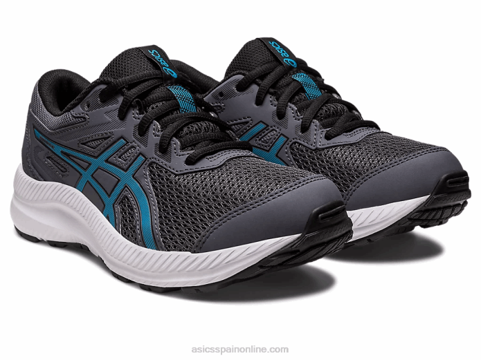 competir 8 grado de la escuela Asics 4L684245 gris portador/azul isla