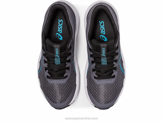 competir 8 grado de la escuela Asics 4L684245 gris portador/azul isla