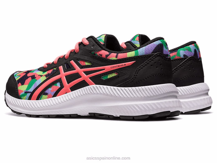 competir 8 grado de la escuela Asics 4L684250 negro/papaya