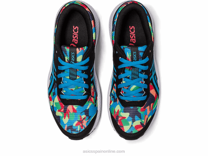 competir 8 grado de la escuela Asics 4L684256 negro/azul isla