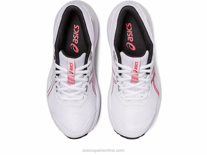 competir 8 grado de la escuela Asics 4L684281 blanco/rojo eléctrico