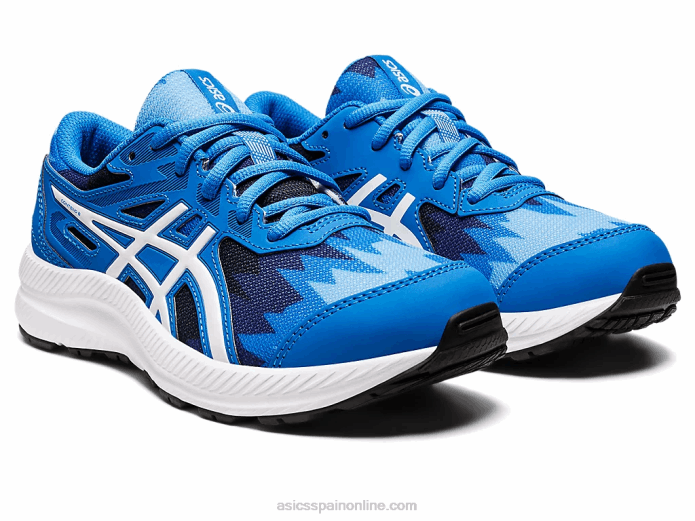 competir 8 grado de la escuela Asics 4L684345 azul eléctrico/blanco