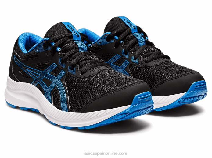 competir 8 grado de la escuela Asics 4L684394 negro/azul eléctrico