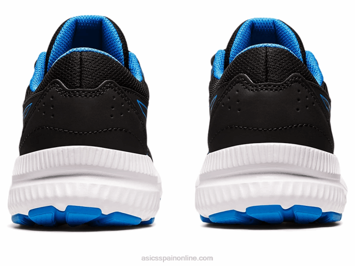 competir 8 grado de la escuela Asics 4L684394 negro/azul eléctrico