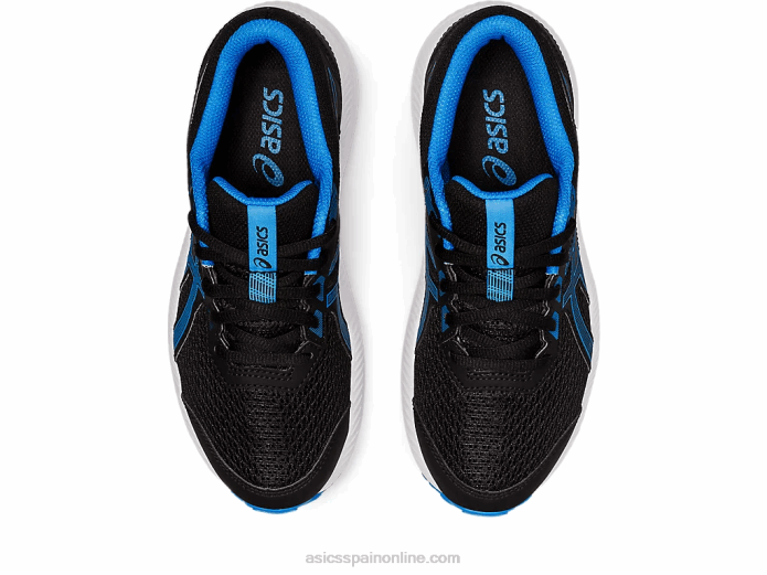 competir 8 grado de la escuela Asics 4L684394 negro/azul eléctrico