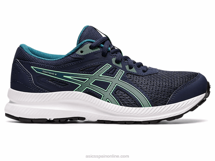 competir 8 grado de la escuela Asics 4L684397 medianoche/hoja nueva