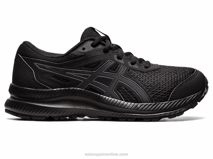 competir 8 grado de la escuela Asics 4L684402 negro/gris portador