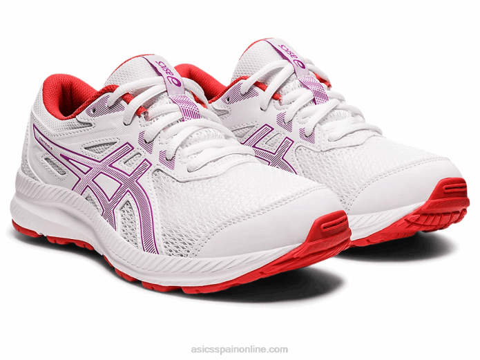 competir 8 grado de la escuela Asics 4L684404 Orquídea blanca