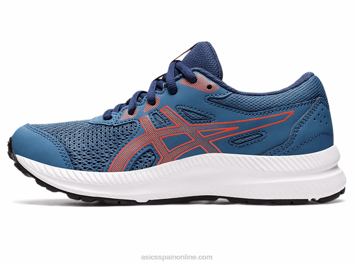 competir 8 grado de la escuela Asics 4L684409 tomate azul/cherry