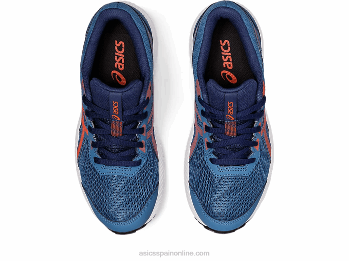 competir 8 grado de la escuela Asics 4L684409 tomate azul/cherry