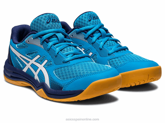 escuela de grado 5 upcourt Asics 4L684271 isla azul/blanco