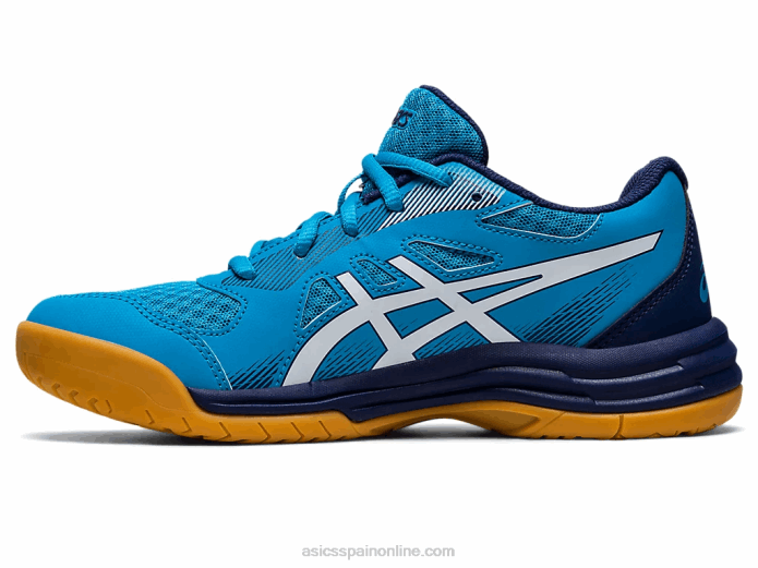 escuela de grado 5 upcourt Asics 4L684271 isla azul/blanco
