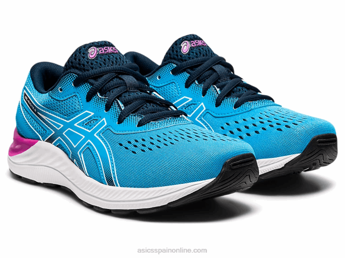escuela gel-excite 8 grado Asics 4L684528 aguamarina digital/blanco
