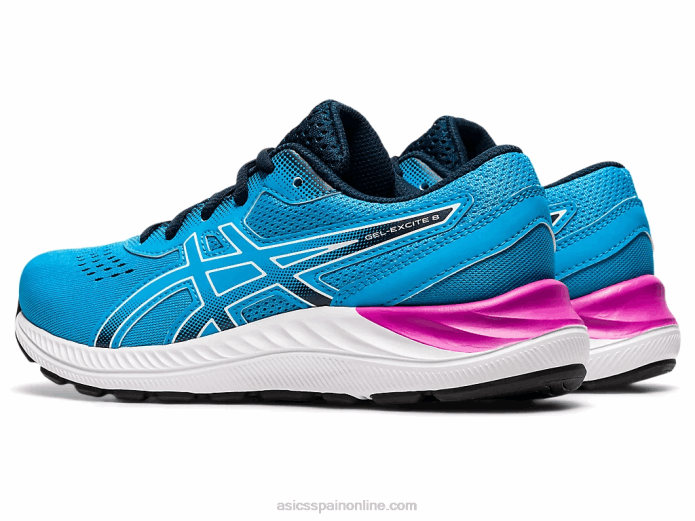 escuela gel-excite 8 grado Asics 4L684528 aguamarina digital/blanco
