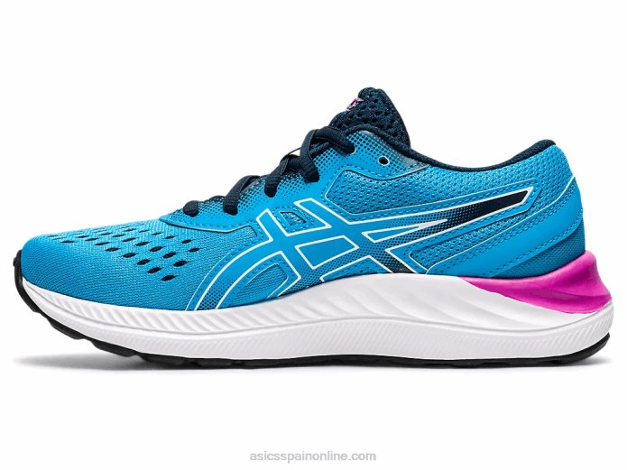 escuela gel-excite 8 grado Asics 4L684528 aguamarina digital/blanco
