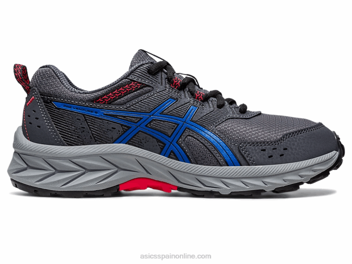 escuela gel-venture 9 grado Asics 4L684216 gris portador/azul atún