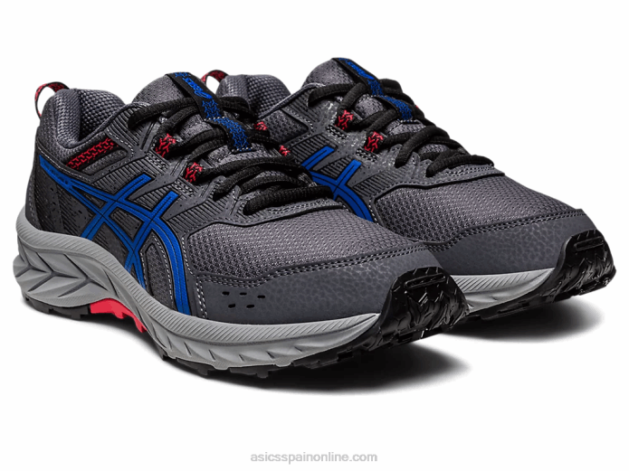 escuela gel-venture 9 grado Asics 4L684216 gris portador/azul atún