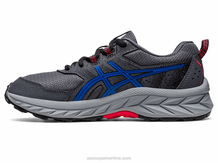 escuela gel-venture 9 grado Asics 4L684216 gris portador/azul atún