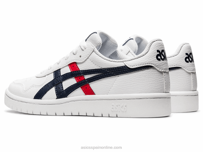 escuela primaria de japon Asics 4L684560 blanco/rojo clásico