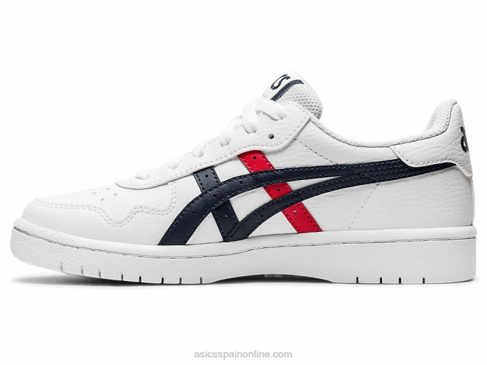 escuela primaria de japon Asics 4L684560 blanco/rojo clásico