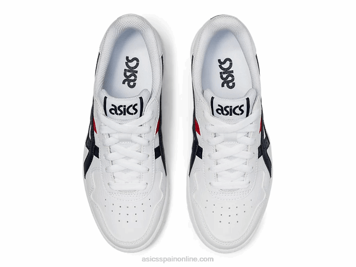 escuela primaria de japon Asics 4L684560 blanco/rojo clásico
