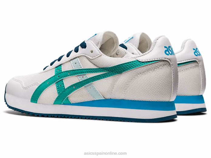 escuela primaria del corredor del tigre Asics 4L684479 joya blanca/báltica