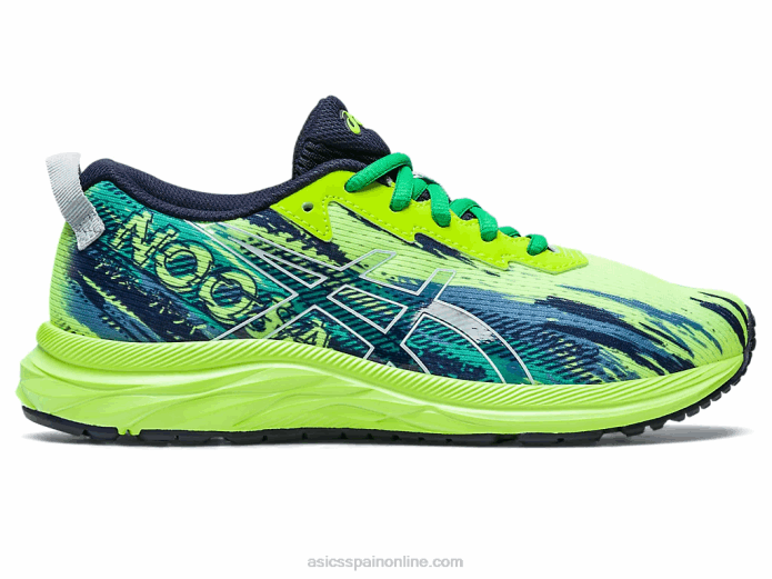 escuela primaria gel-noosa tri 13 Asics 4L684244 peligro verde/cielo