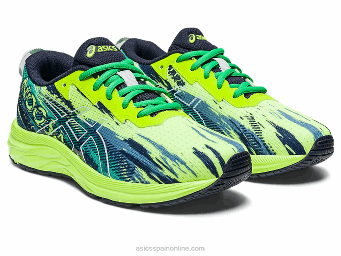 escuela primaria gel-noosa tri 13 Asics 4L684244 peligro verde/cielo