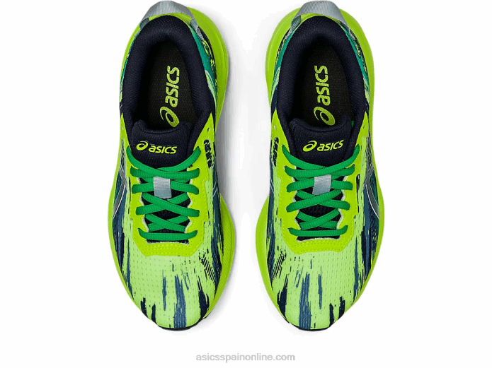 escuela primaria gel-noosa tri 13 Asics 4L684244 peligro verde/cielo