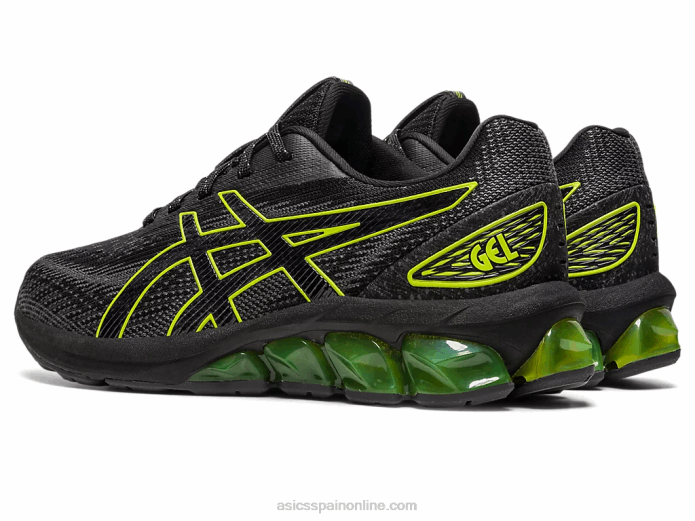 escuela primaria gel-quantum 180 vii Asics 4L684300 negro/lima neón