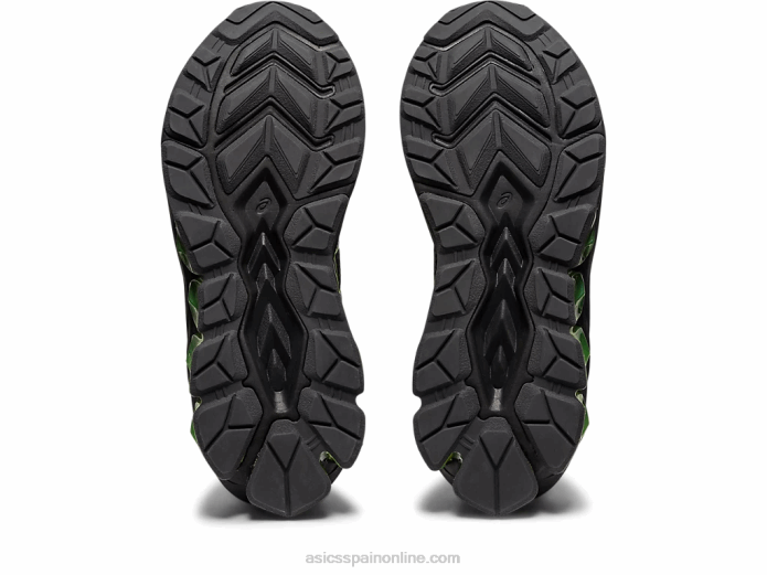 escuela primaria gel-quantum 180 vii Asics 4L684300 negro/lima neón