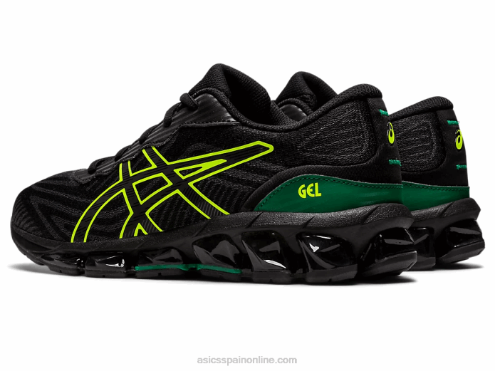 escuela primaria gel-quantum 360 vii Asics 4L684381 negro/amarillo de seguridad