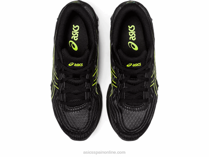 escuela primaria gel-quantum 360 vii Asics 4L684381 negro/amarillo de seguridad