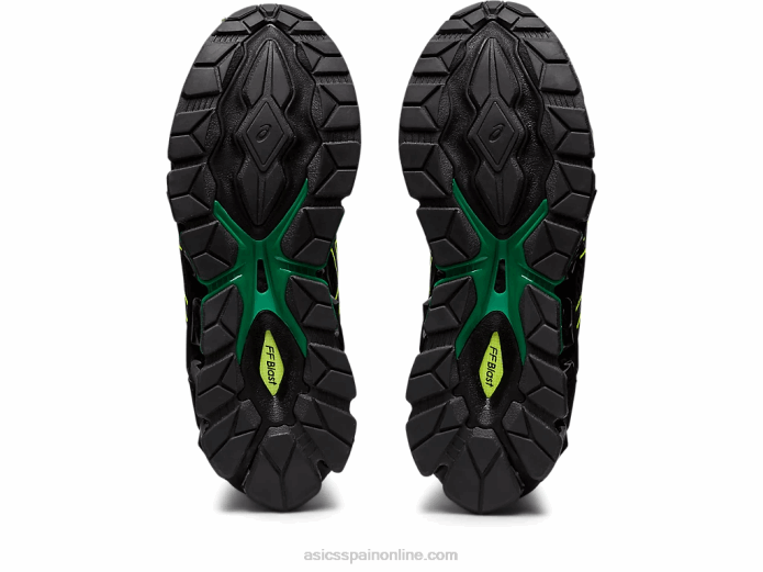 escuela primaria gel-quantum 360 vii Asics 4L684381 negro/amarillo de seguridad