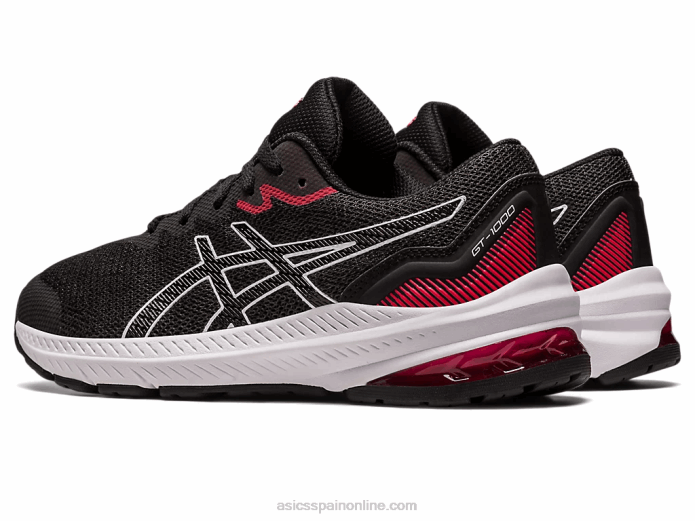 escuela primaria gt-1000 11 Asics 4L684255 negro/rojo eléctrico