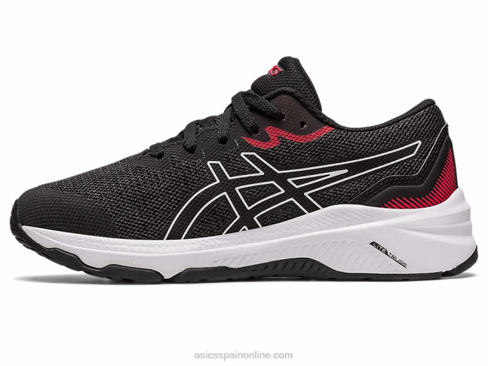 escuela primaria gt-1000 11 Asics 4L684255 negro/rojo eléctrico