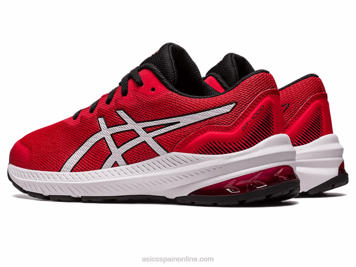 escuela primaria gt-1000 11 Asics 4L684313 rojo eléctrico/blanco