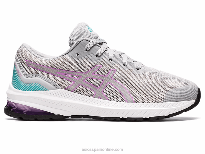 escuela primaria gt-1000 11 Asics 4L684359 gris piedmont/brillo lavanda
