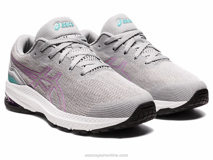 escuela primaria gt-1000 11 Asics 4L684359 gris piedmont/brillo lavanda