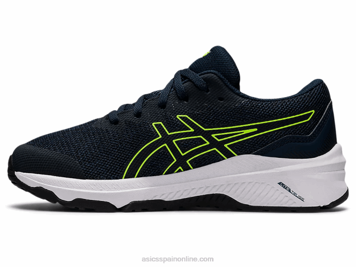 escuela primaria gt-1000 11 Asics 4L684405 azul francés/verde peligro