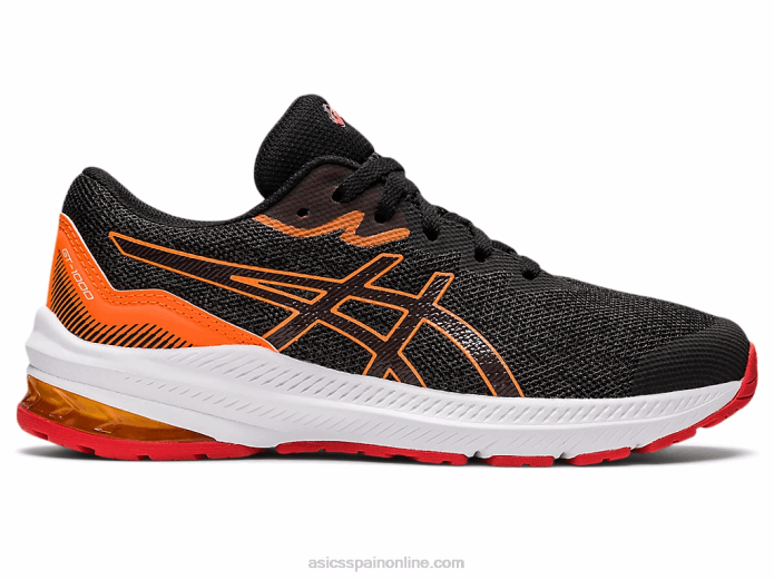 escuela primaria gt-1000 11 Asics 4L684471 gris grafito/rojo fuego