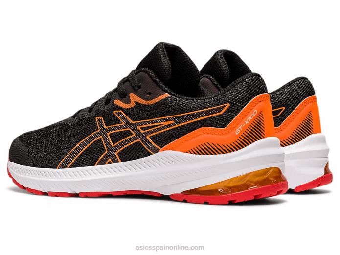 escuela primaria gt-1000 11 Asics 4L684471 gris grafito/rojo fuego