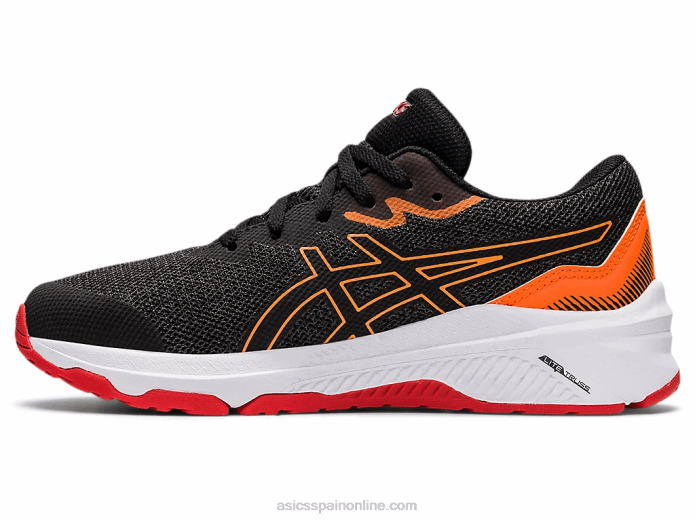 escuela primaria gt-1000 11 Asics 4L684471 gris grafito/rojo fuego
