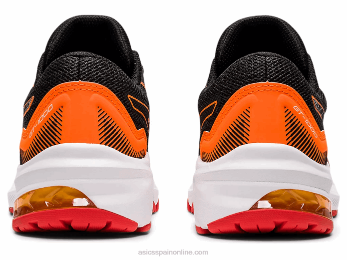 escuela primaria gt-1000 11 Asics 4L684471 gris grafito/rojo fuego