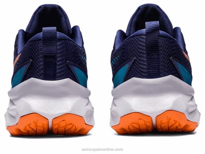 escuela primaria novablast 2 Asics 4L684277 azul índigo/melocotón sol