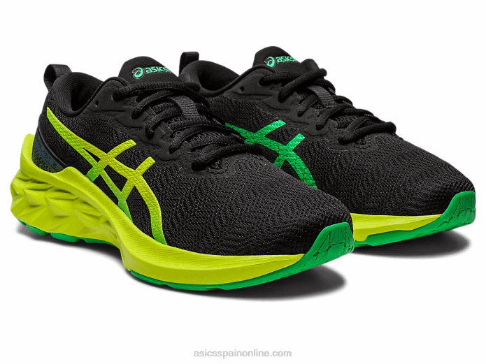 escuela primaria novablast 2 Asics 4L684309 ralladura de lima/negra